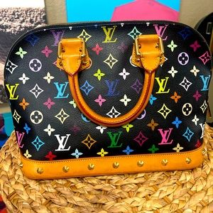 Murkami Louis Vuitton Alma Noir